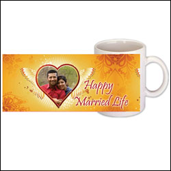 "Milk White personalised Mug - (for Couple) - Click here to View more details about this Product